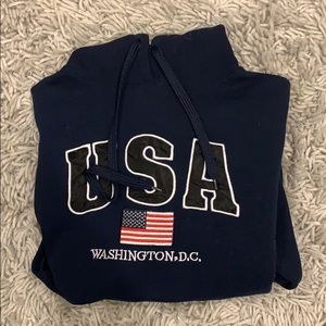 A navy USA sweatshirt